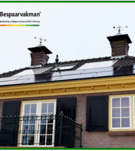 Gemonteerde zonnepanelen op dak